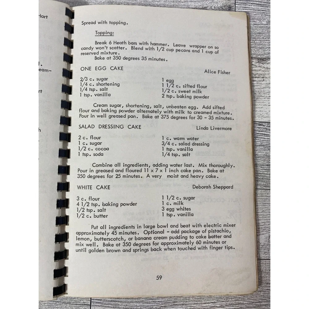 Taste Tempting Treats From Our Town Cookbook Secret Pals and Sewing Gals Recipes